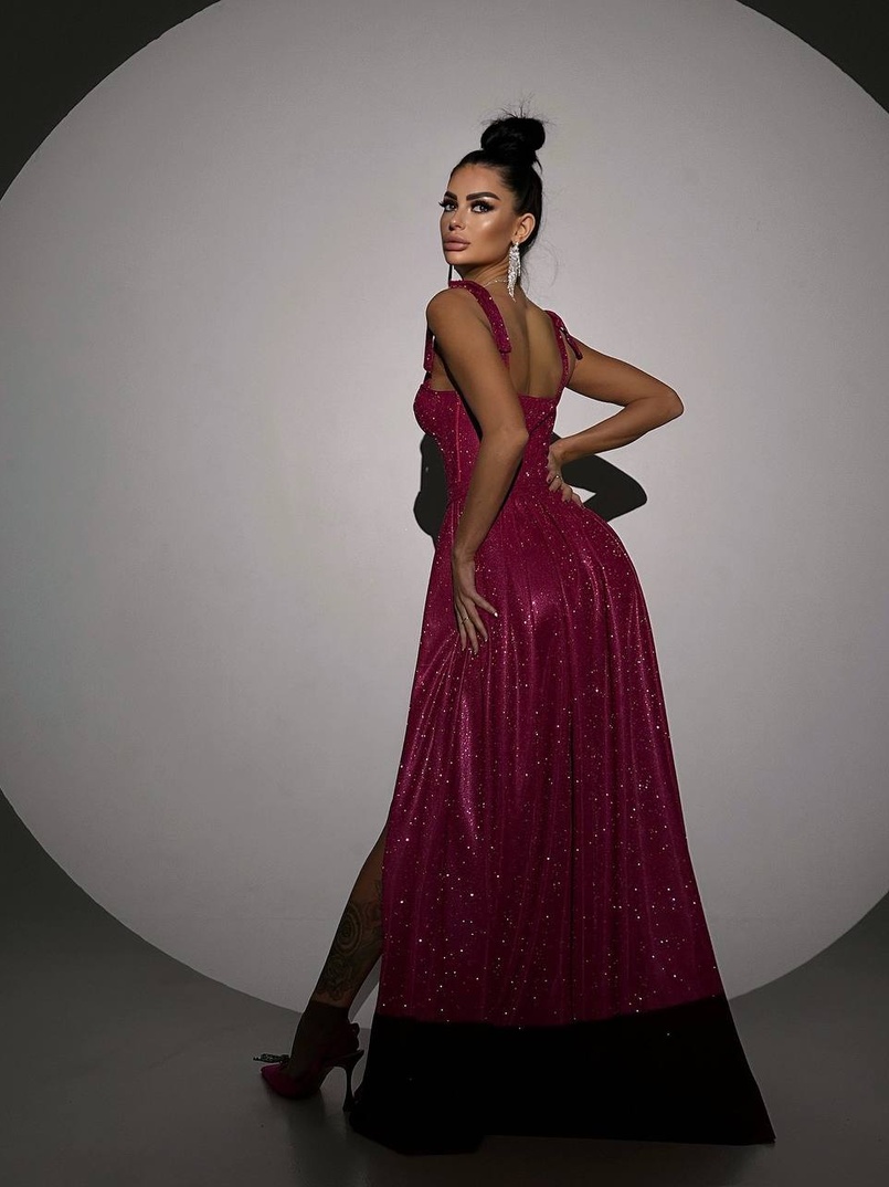 ✨Блискуча сукня максі з чашечками ✨ | PUSHKA SHOP