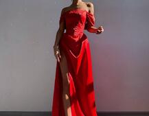 Комплект: корсет + спідниця максі з драпіруванням   Комплект: корсет + спідниця максі з драпіруванням   | PUSHKA SHOP