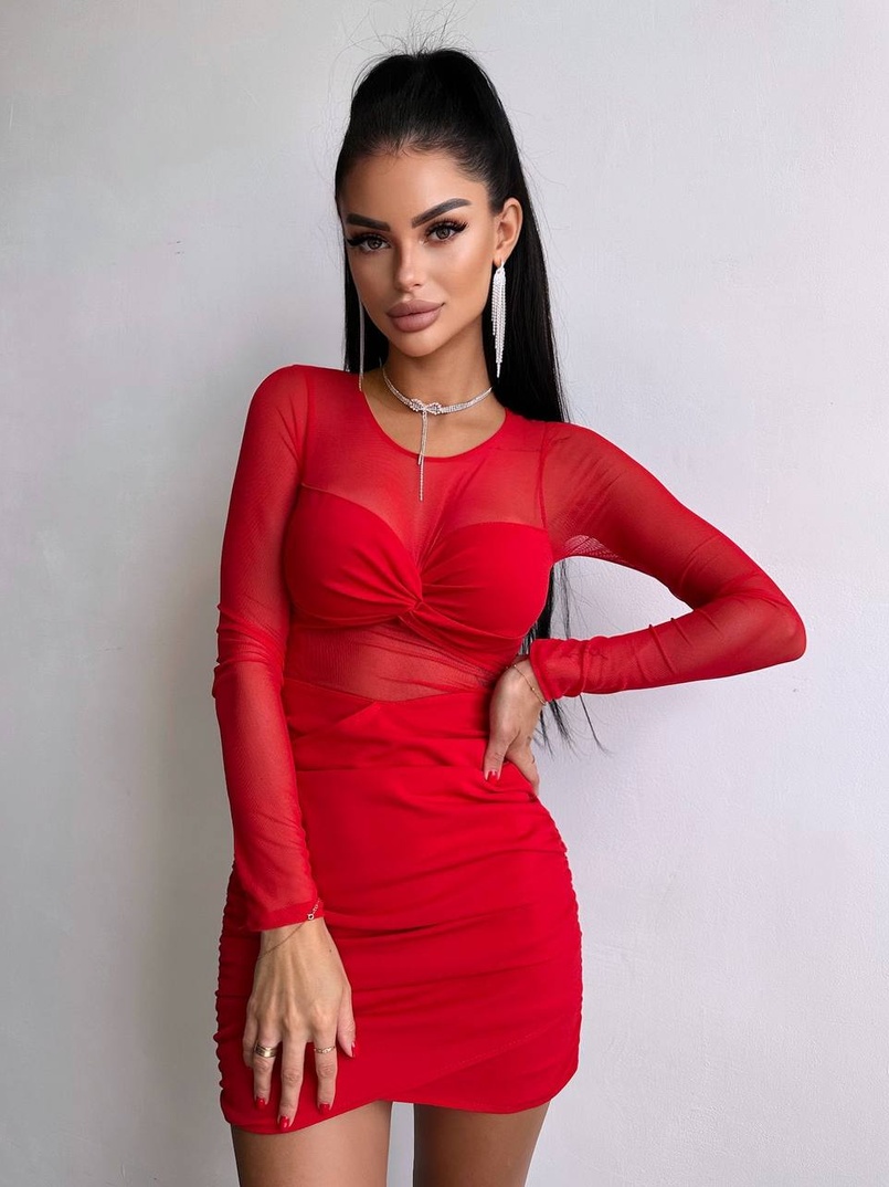 Сукня з драпіруванням  Сукня з драпіруванням  | PUSHKA SHOP