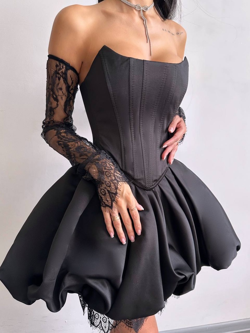 Комплект: корсет з рукавичками + спідниця  | PUSHKA SHOP