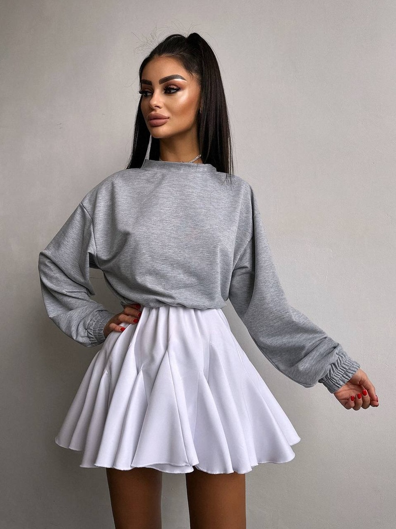 Комплект: спідниця + світшот Комплект: спідниця + світшот | PUSHKA SHOP