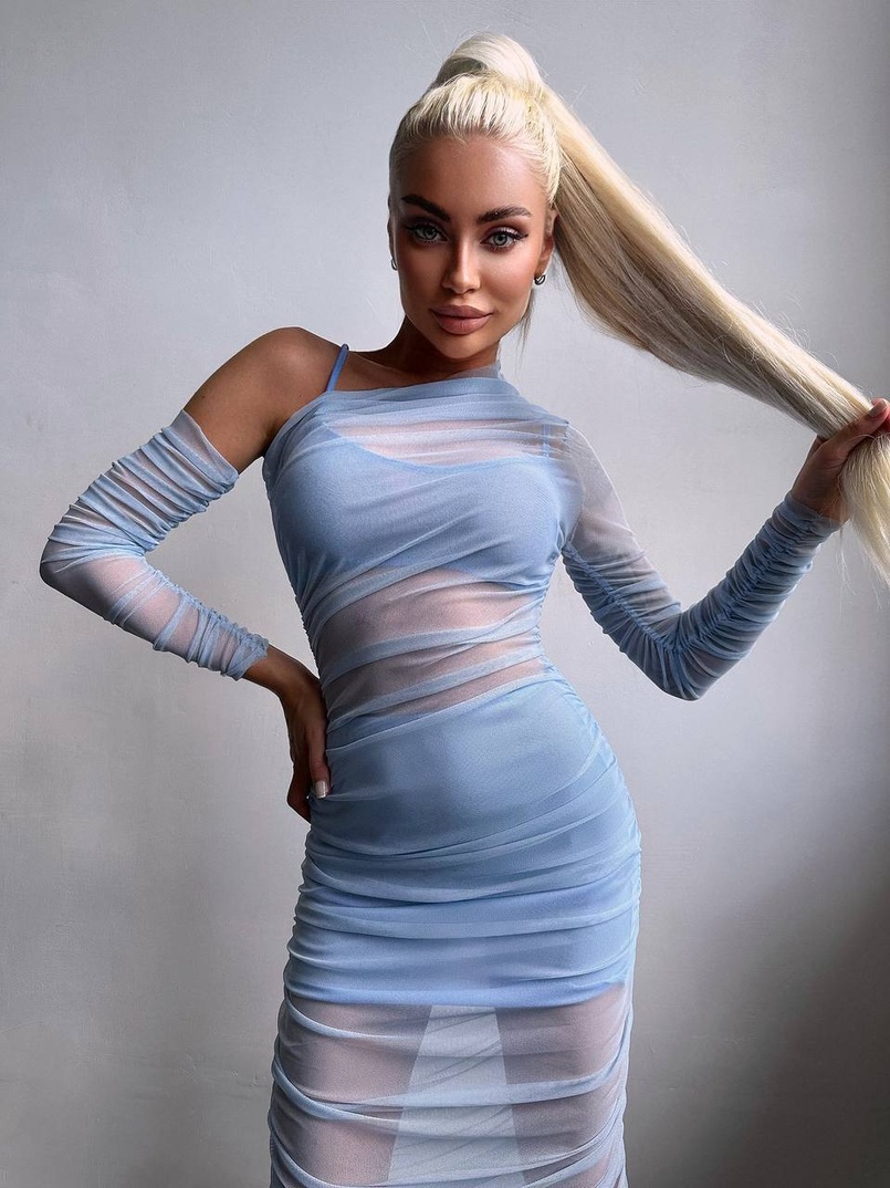 Сукня міді з драпіруванням   Сукня міді з драпіруванням   | PUSHKA SHOP