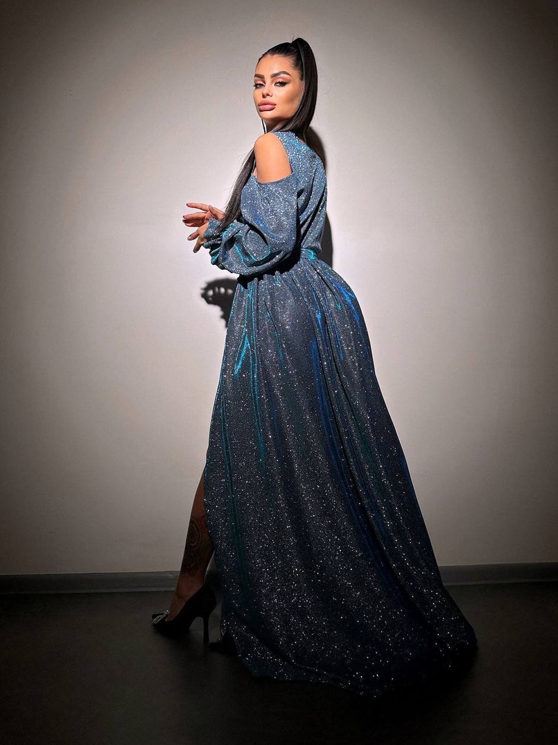 Сяюча сукня максі Сяюча сукня максі | PUSHKA SHOP