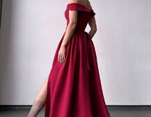 Сукня максі з відкритими плечима  Сукня максі з відкритими плечима  | PUSHKA SHOP