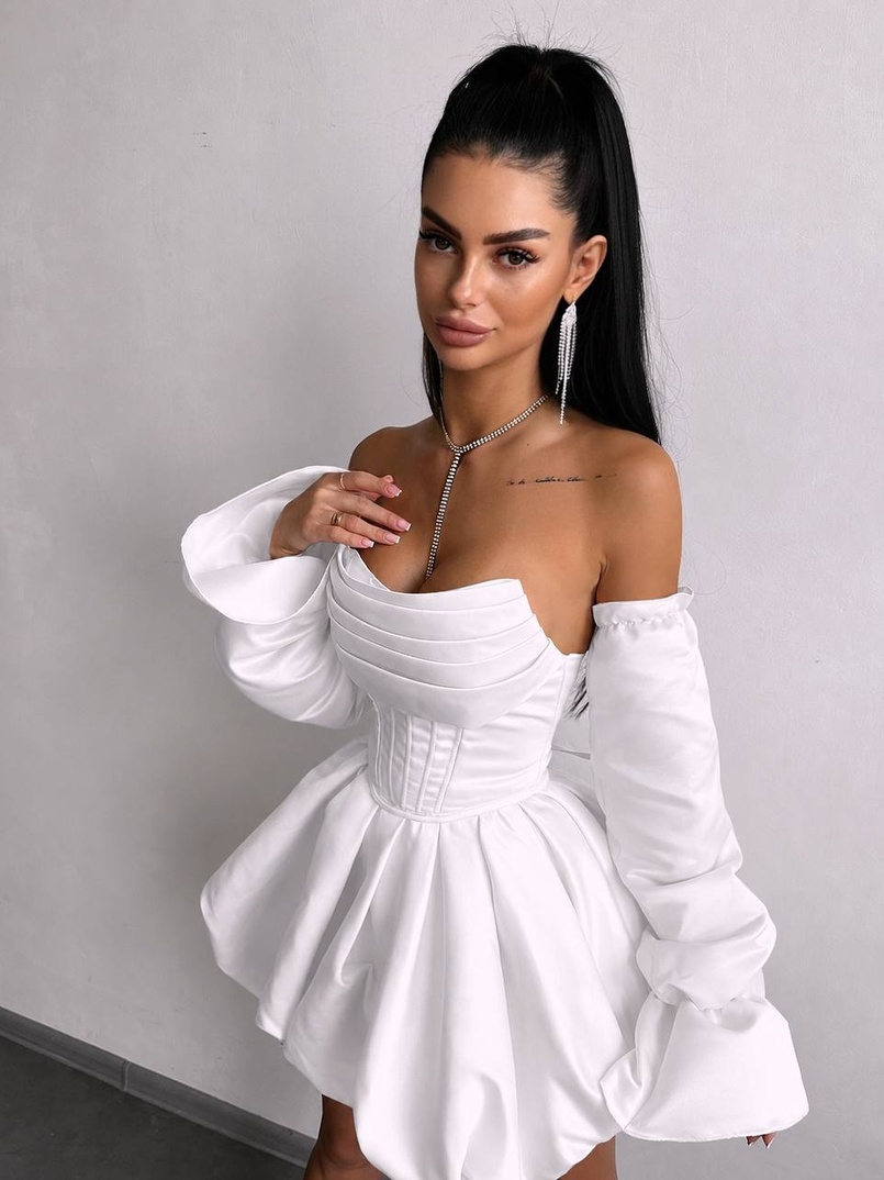 Комплект : корсет з рукавами  + спідниця балон  | PUSHKA SHOP
