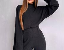 Трикотажний базовий комплект: світшот + штани  Трикотажний базовий комплект: світшот + штани  | PUSHKA SHOP