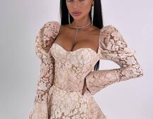 Мереживна сукня з чашечками  Мереживна сукня з чашечками  | PUSHKA SHOP