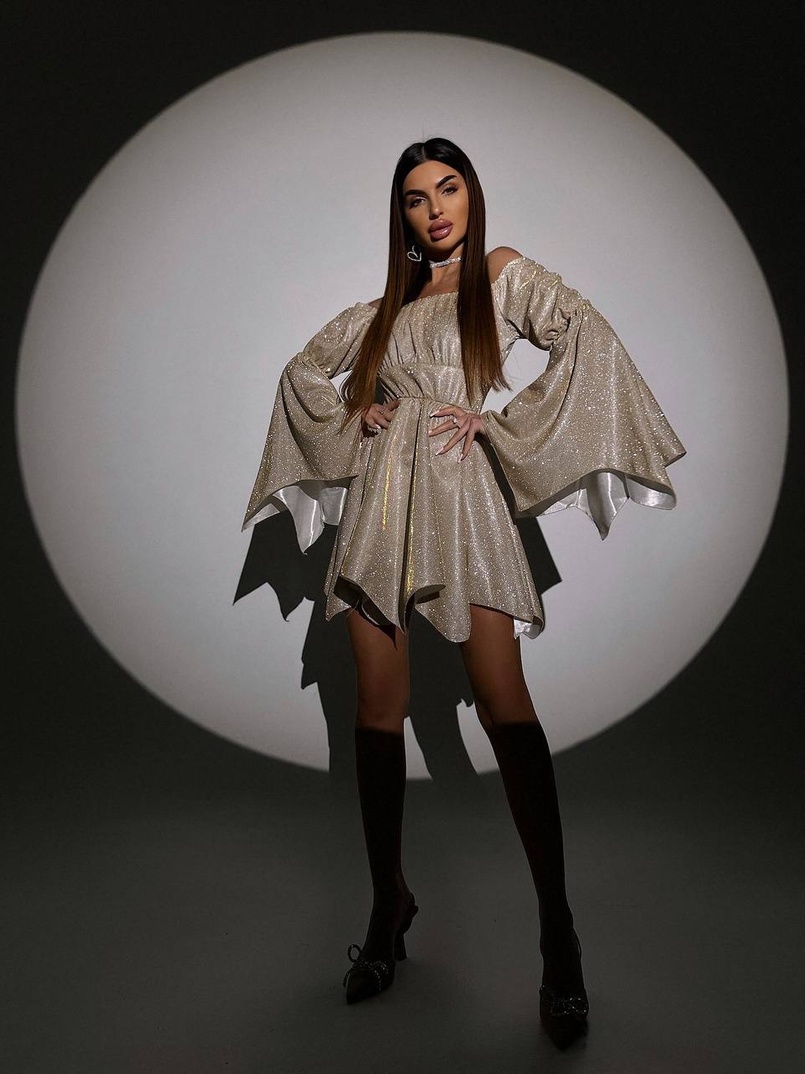 Сяючий комплект: сукня + корсет   Сяючий комплект: сукня + корсет   | PUSHKA SHOP