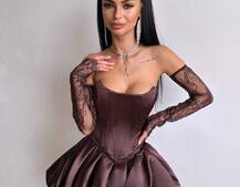 Комплект: корсет з рукавичками + спідниця  | PUSHKA SHOP