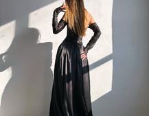 Комплект : мереживий корсет   + спідниця максі | PUSHKA SHOP