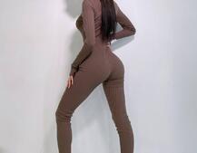 Трикотажный облегающий комбинезон  Трикотажный облегающий комбинезон  | PUSHKA SHOP