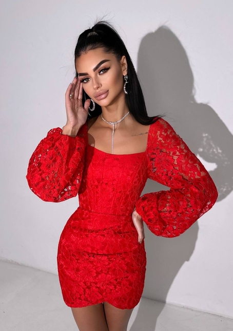 Мереживний комплект: корсет + спідниця міні Мереживний комплект: корсет + спідниця міні | PUSHKA SHOP