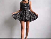 Корсетна сукня з подвійною спідницею  | PUSHKA SHOP