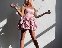 Комплект: корсет з  + спідниця декорована трояндами  Комплект: корсет з  + спідниця декорована трояндами  | PUSHKA SHOP