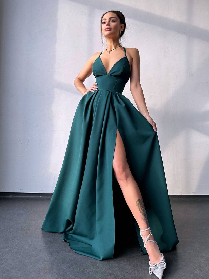 Сукня максі  з корсетним верхом і чашечками  Сукня максі  з корсетним верхом і чашечками  | PUSHKA SHOP