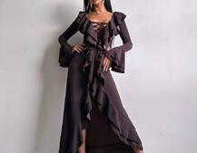 Сукня з воланами  Сукня з воланами  | PUSHKA SHOP