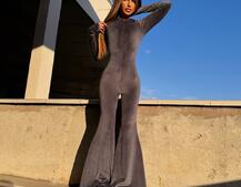 Велюровий комбінезон кльош Велюровий комбінезон кльош | PUSHKA SHOP