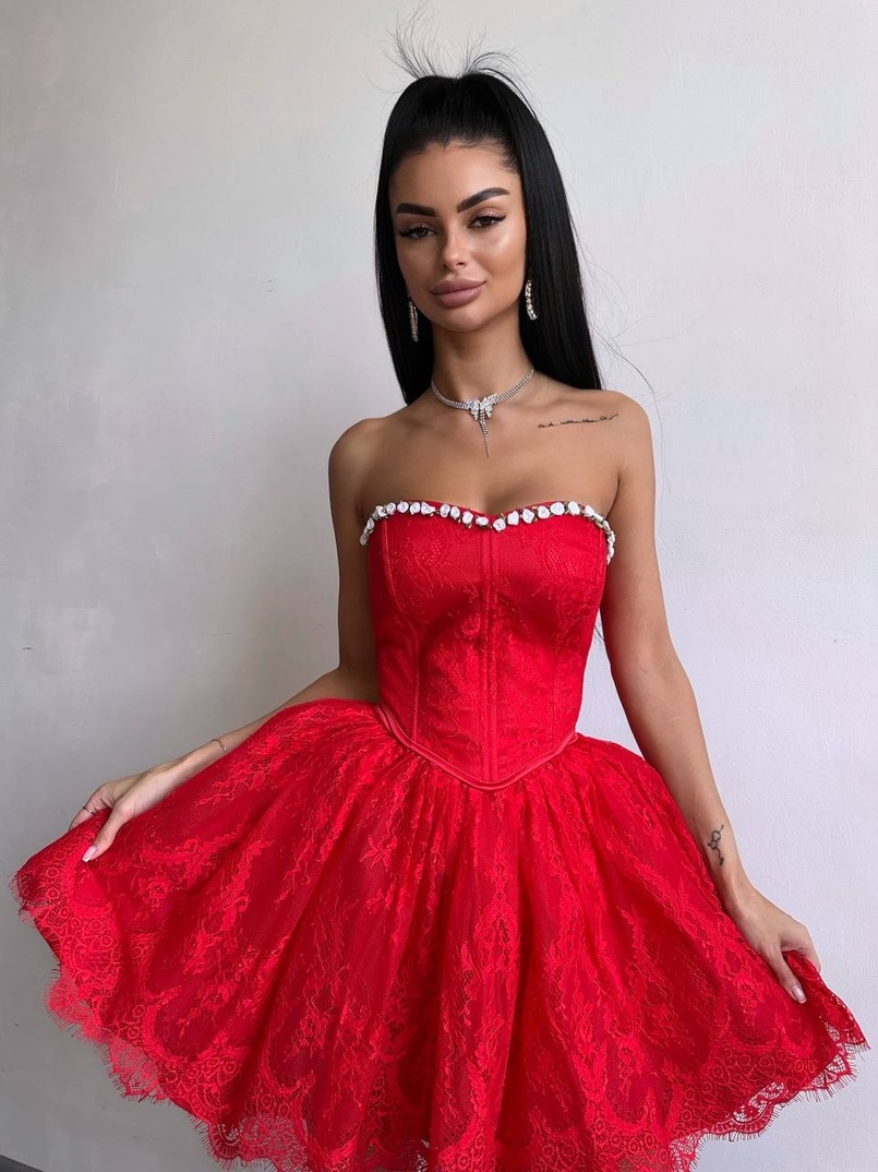 Романтичний комплект із корсета та мереживної спідниці ✨ | PUSHKA SHOP