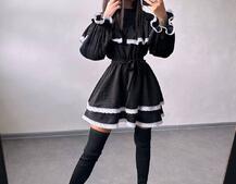 Сукня декорована мереживом Сукня декорована мереживом | PUSHKA SHOP