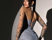 Сяючий комплект: корсет + спідниця   | PUSHKA SHOP