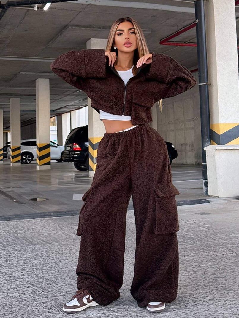 Теплий та мʼякий комплект Тедді на флісі Дуже приємний до тіла Теплий та мʼякий комплект Тедді на флісі Дуже приємний до тіла | PUSHKA SHOP