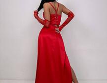 Комплект: корсет+ рукавички + спідниця максі Комплект: корсет+ рукавички + спідниця максі | PUSHKA SHOP