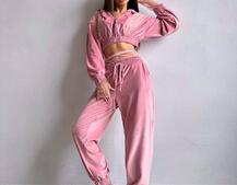 Велюровий комплект декорований стразами( бомбер+ рукавички+ штани + трусики) Велюровий комплект декорований стразами( бомбер+ рукавички+ штани + трусики) | PUSHKA SHOP