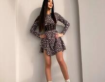 Приталена сукня з корсетною вставкою та спідницею-сонцем Приталена сукня з корсетною вставкою та спідницею-сонцем | PUSHKA SHOP