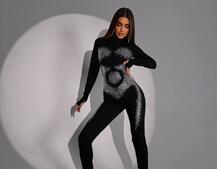 Комбінезон декорований стразами Комбінезон декорований стразами | PUSHKA SHOP