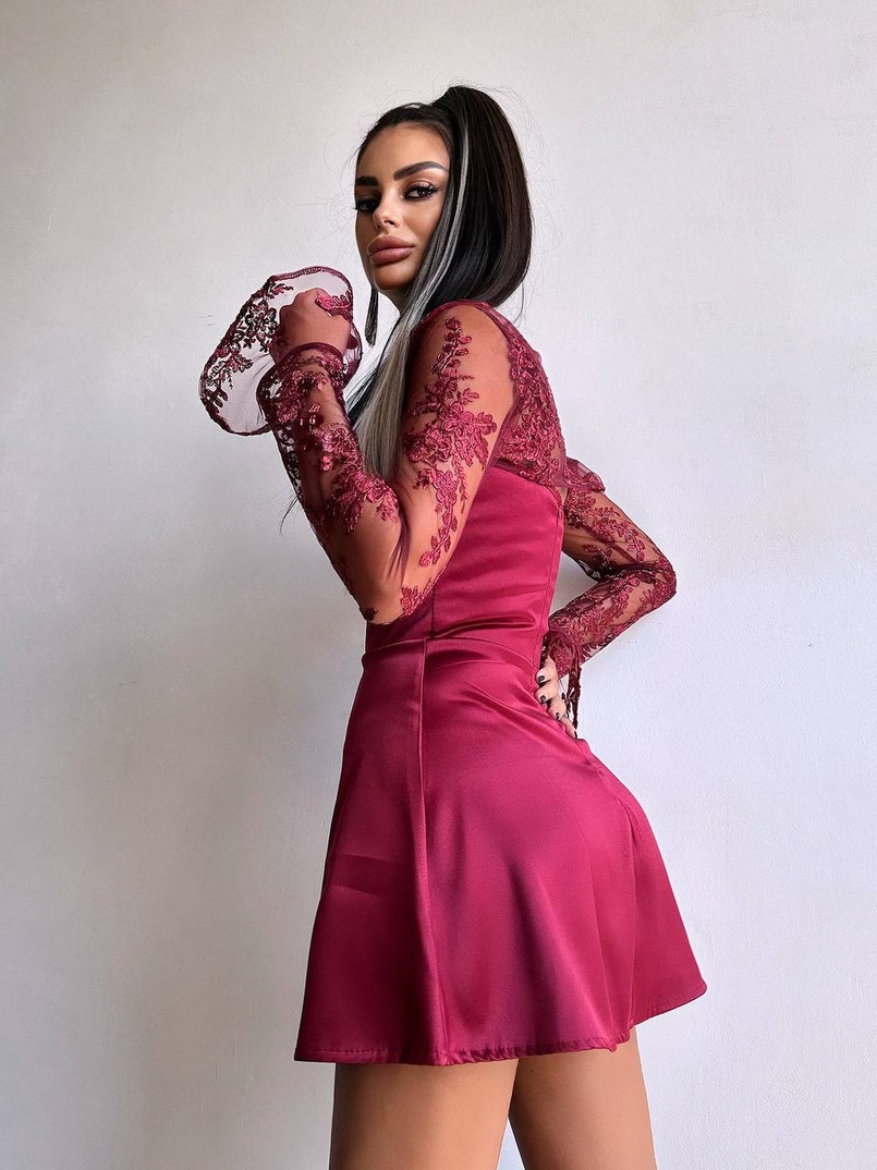 Атласна корсетна сукня-бюстьє + мереживне болеро Атласна корсетна сукня-бюстьє + мереживне болеро | PUSHKA SHOP