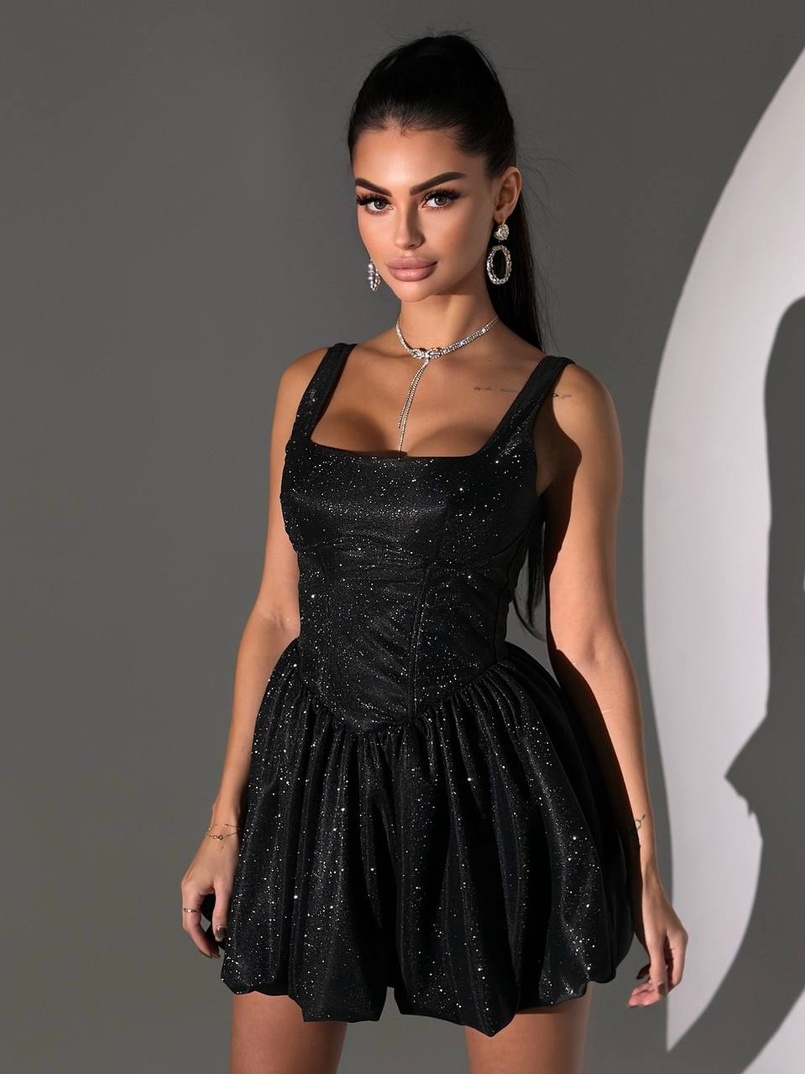 Сяюча корсетна сукня міні Сяюча корсетна сукня міні | PUSHKA SHOP