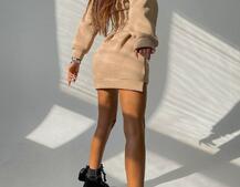 Худи на флисе + корсет на шнуровке  Худи на флисе + корсет на шнуровке  | PUSHKA SHOP