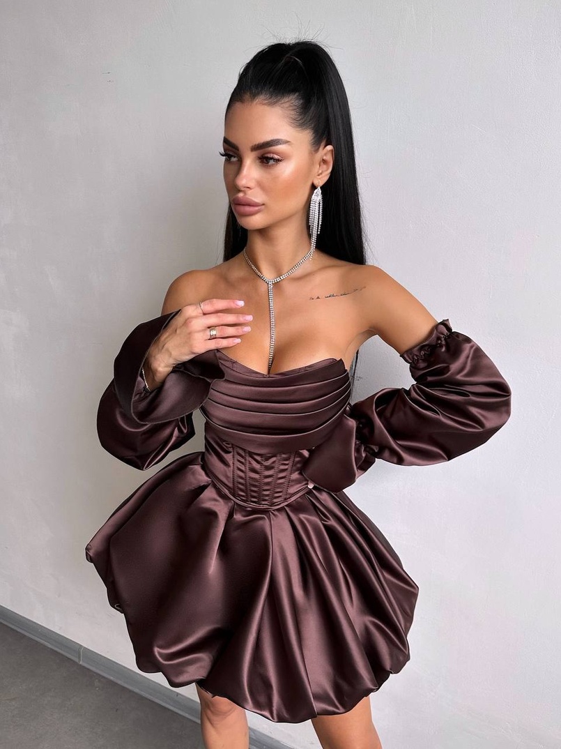 Комплект : корсет з рукавами  + спідниця балон  | PUSHKA SHOP