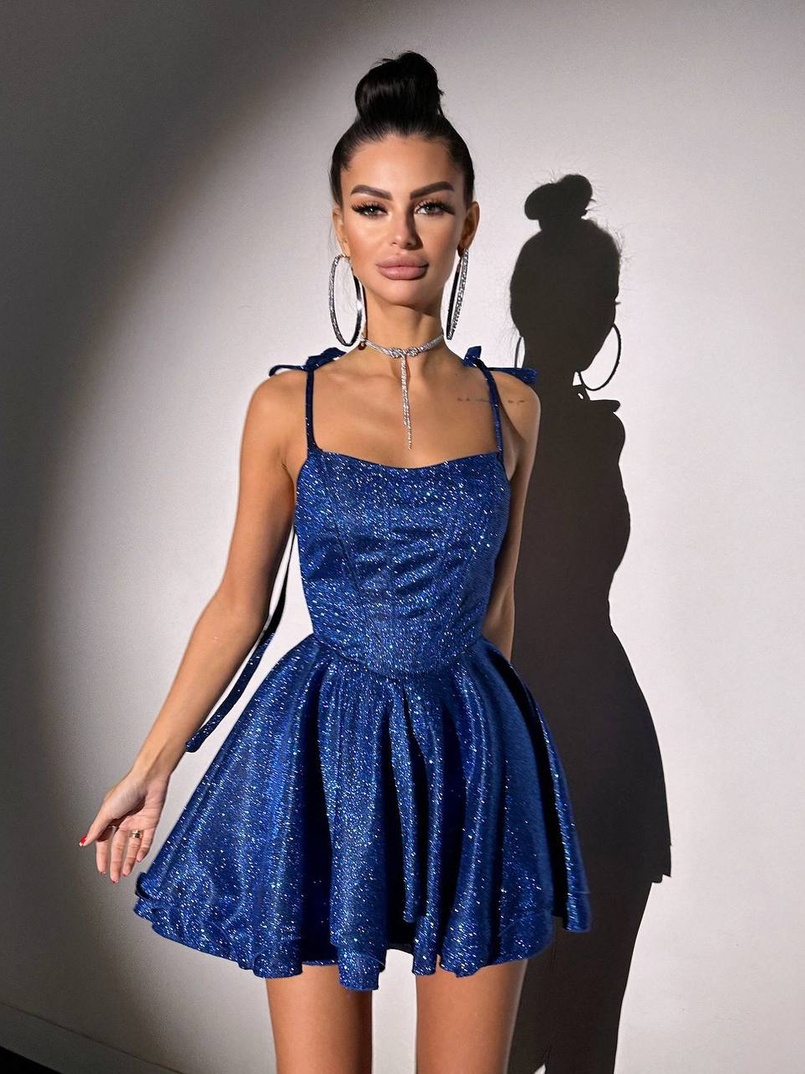 Блискуча корсетна сукня з пишною подвійною спідницею | PUSHKA SHOP