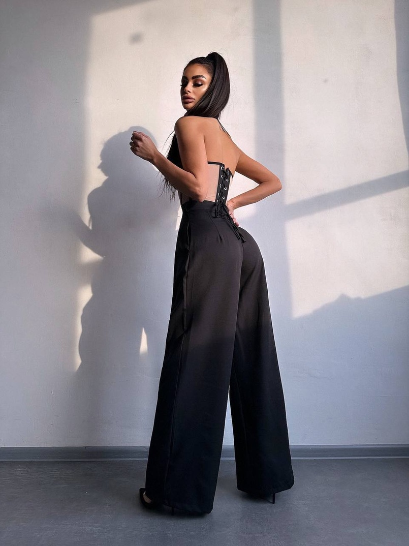 Костюм:  піджак на підкладці, штани+ корсет Костюм:  піджак на підкладці, штани+ корсет | PUSHKA SHOP