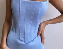 Корсетна сукня міді  | PUSHKA SHOP