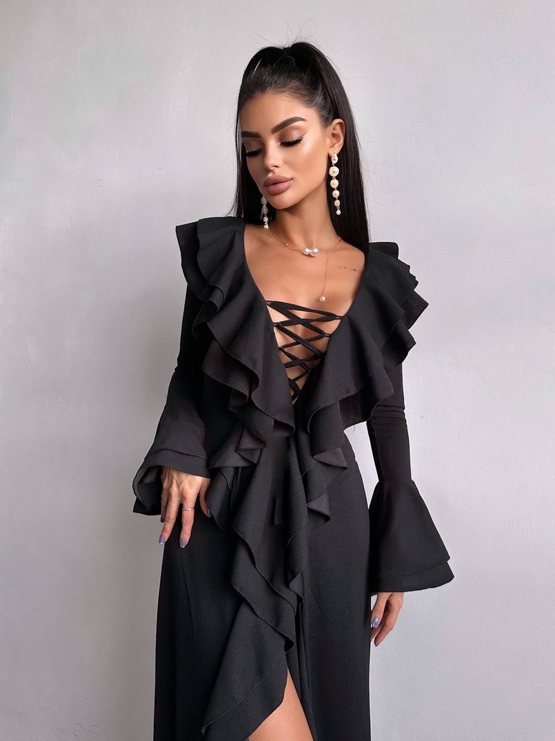 Сукня з воланами  Сукня з воланами  | PUSHKA SHOP