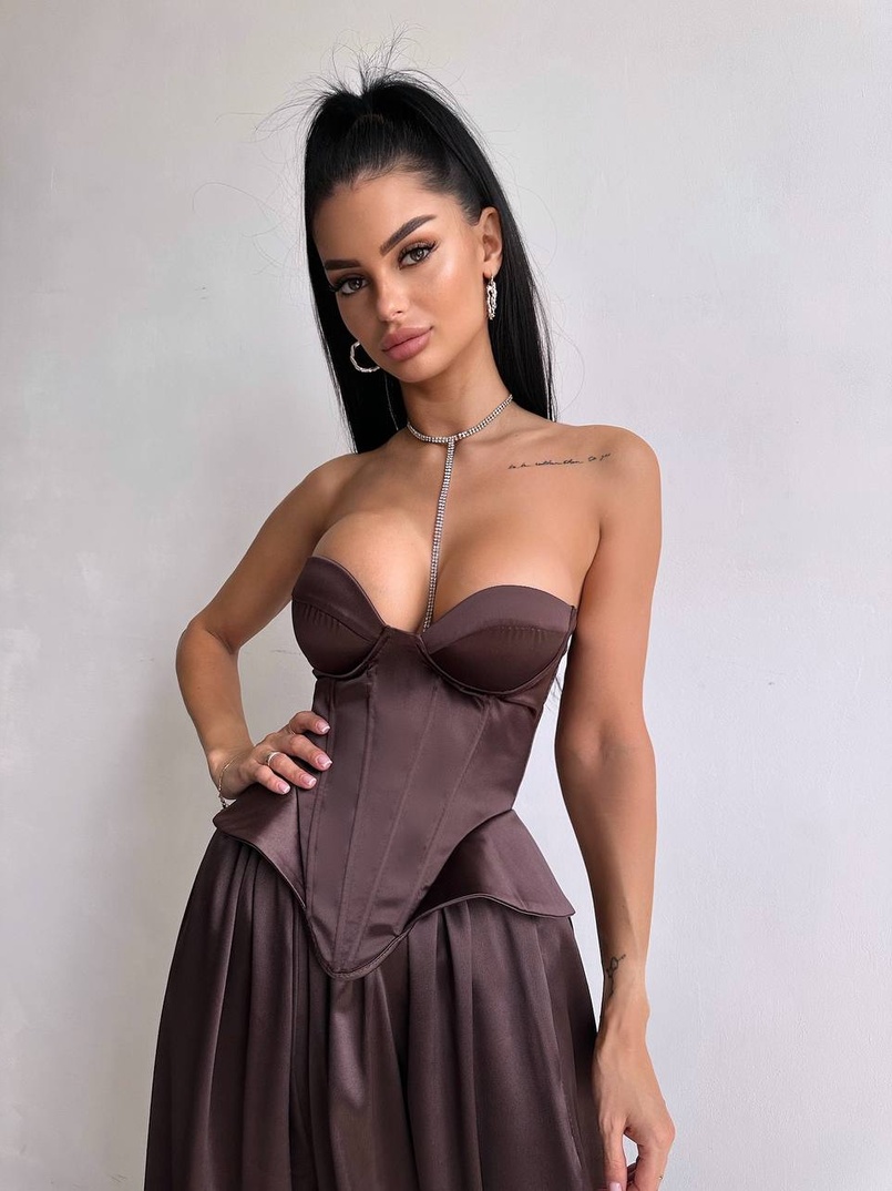 Елегантний комплект із корсета та штанів-аладінів ✨ | PUSHKA SHOP