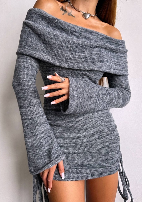 Трикотажна сукня міні  | PUSHKA SHOP