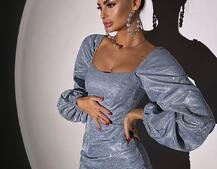 Сяючий комплект: корсет + спідниця міні з драпіруванням Сяючий комплект: корсет + спідниця міні з драпіруванням | PUSHKA SHOP