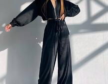 Велюровий комплект трійка: кофта + корсет на блискавці+ штани Велюровий комплект трійка: кофта + корсет на блискавці+ штани | PUSHKA SHOP