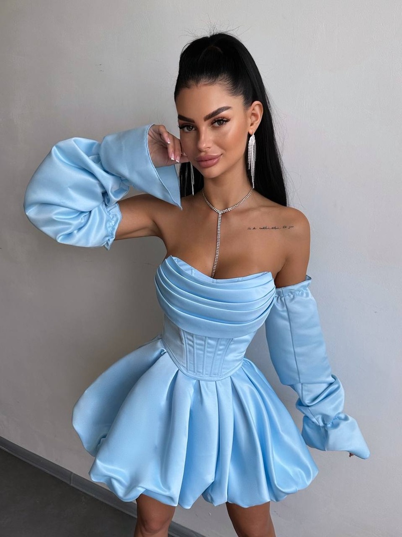Комплект : корсет з рукавами  + спідниця балон  | PUSHKA SHOP