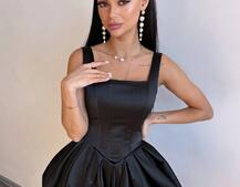 ✨ Ніжна сукня з акцентним корсетом і пишною спідницею-балон | PUSHKA SHOP