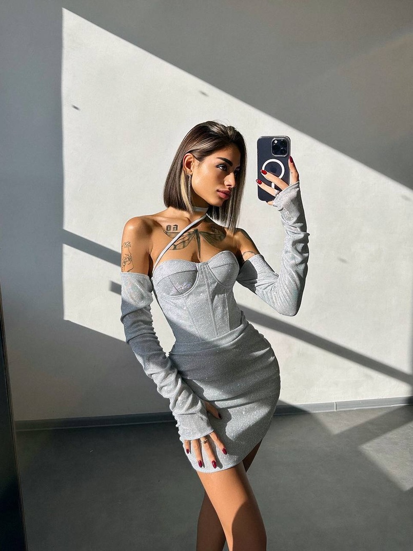 Сяюча корсетна сукня бюстьє | PUSHKA SHOP