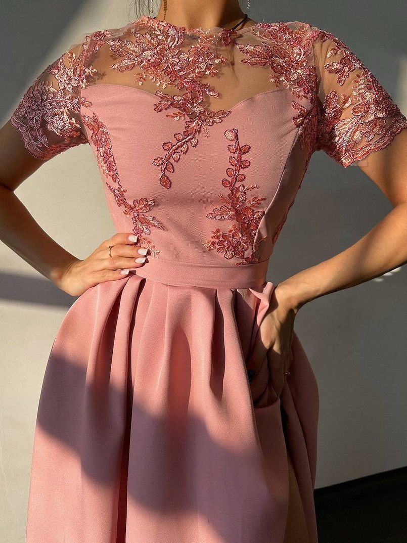 Сукня максі з мереживом  Сукня максі з мереживом  | PUSHKA SHOP