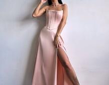 Корсетна сукня міді  | PUSHKA SHOP