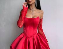 Комплект: корсет з рукавичками + спідниця  | PUSHKA SHOP