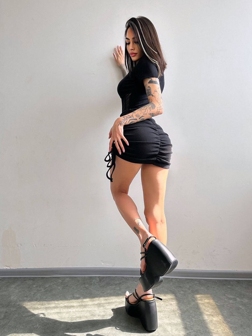 Сукня-міні  з елементами корсету  Довжину спідниці можна регулювати  | PUSHKA SHOP