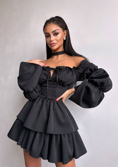 Сукня з чокером  | PUSHKA SHOP