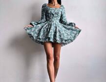 Корсетна сукня з подвійною спідницею  | PUSHKA SHOP